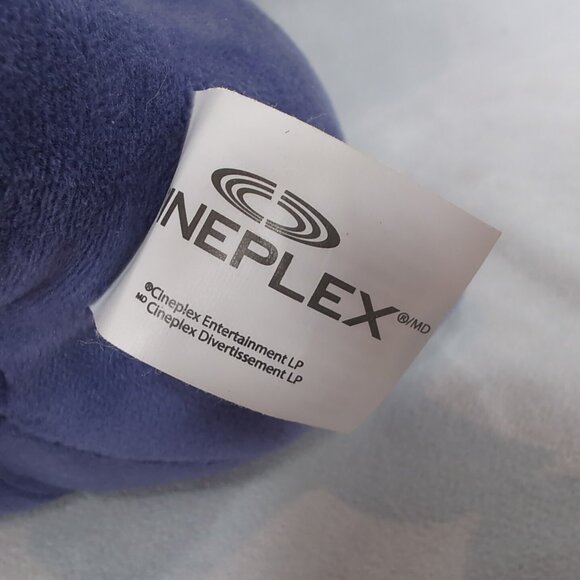 Cineplex Big Screen Buddies Dog Popcorn Stuffed Animal Purple Movie Theatre Plus - Picture 7 of 10